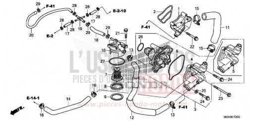 POMPE A EAU VFR1200XC de 2012